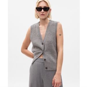Grey Sweater Vest Gap